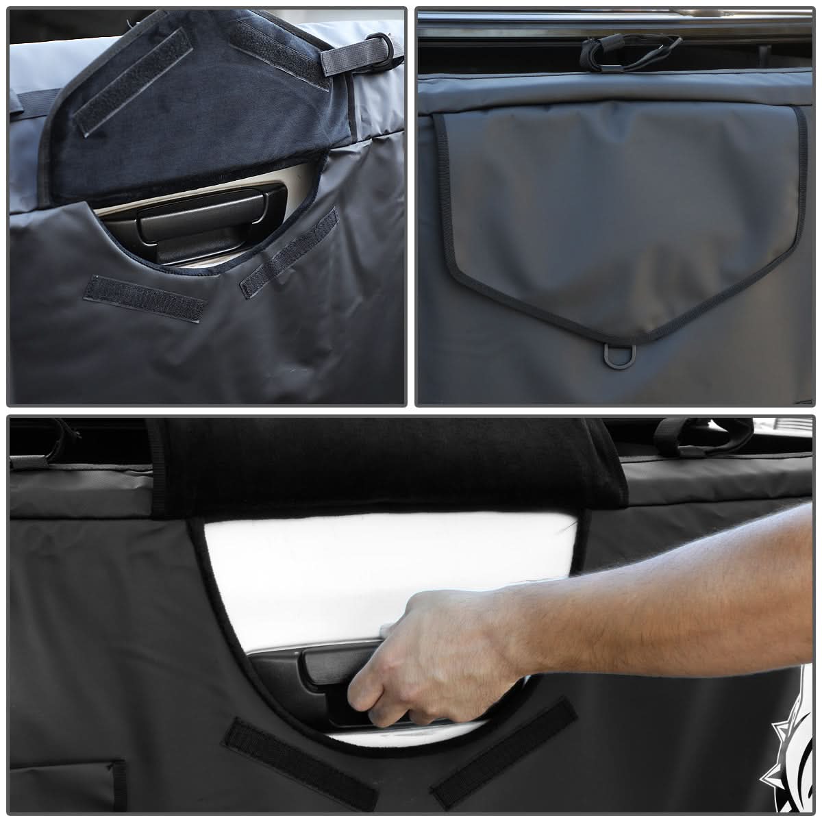Universal Tailgate Cover Pouch 53"W x 15"H Waterproof Adjustable