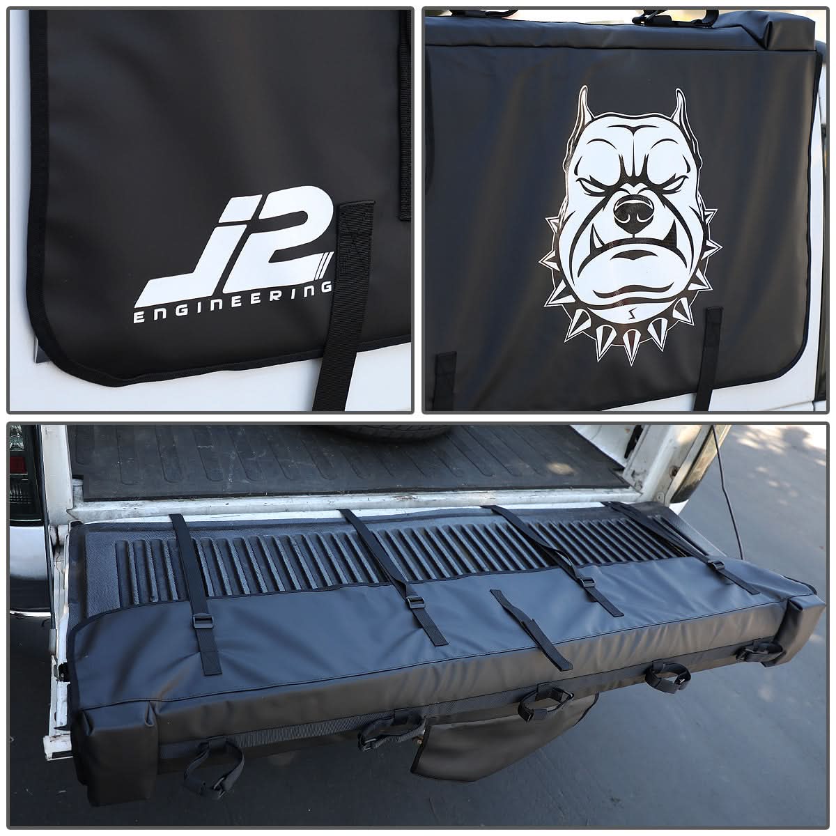 Universal Tailgate Cover Pouch 53"W x 15"H Waterproof Adjustable
