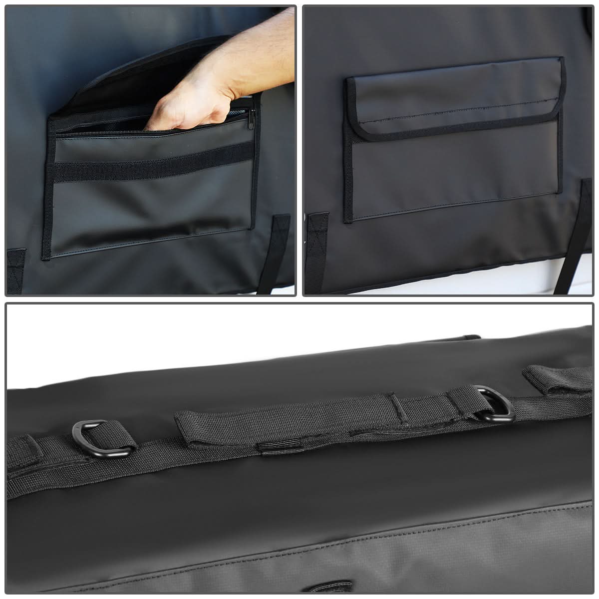 Universal Tailgate Cover Pouch 62"W x 17"H Waterproof Adjustable