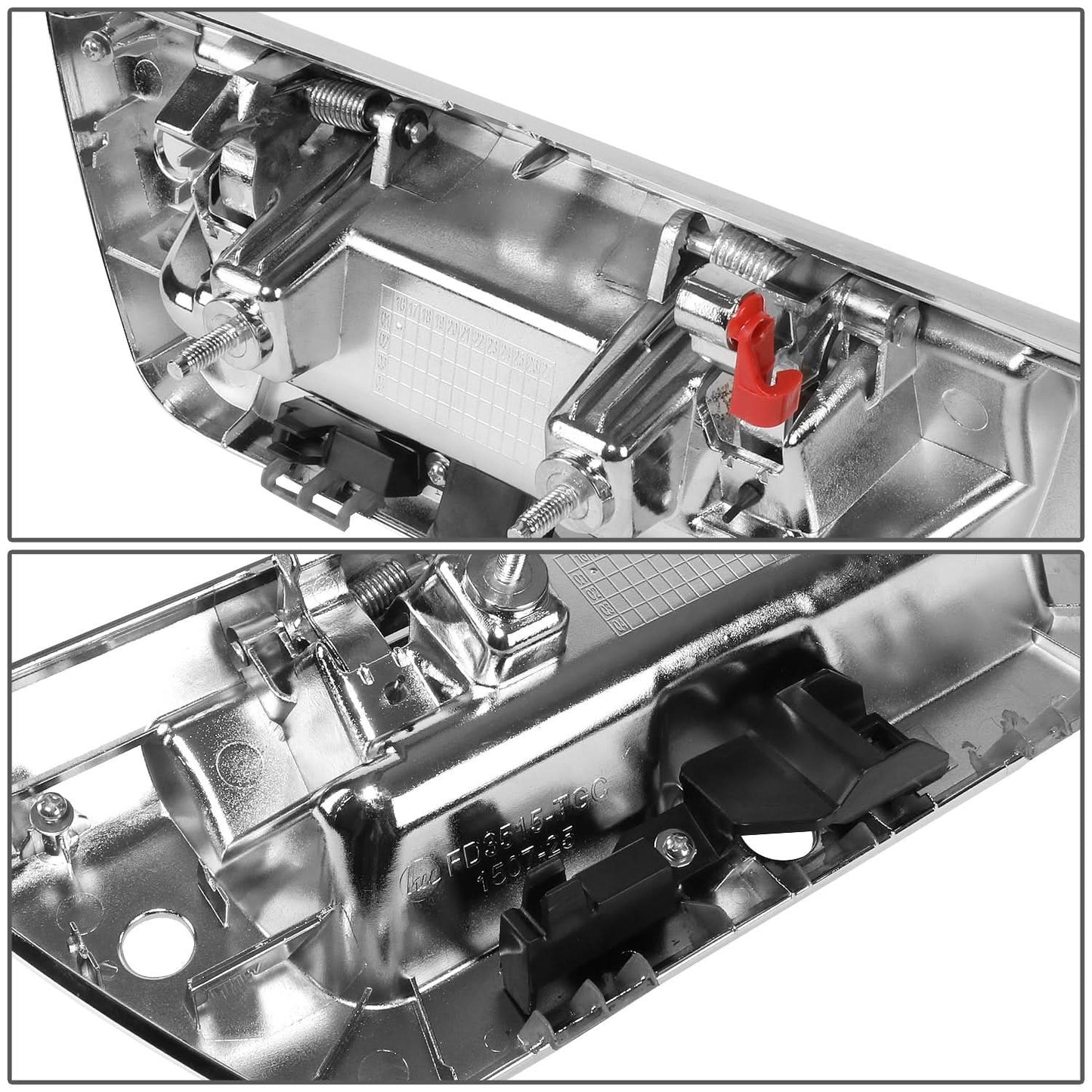 2015-2020 Ford F-150 Door Handle Covers w/ Key Hole Camera LED ABS