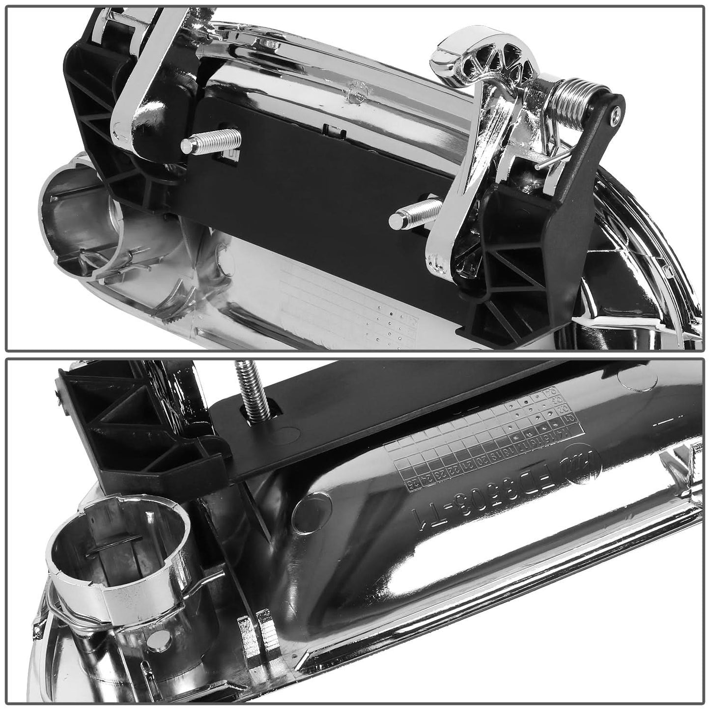 1997-2007 Ford F150/F250-F550 Door Handle Covers Chrome ABS