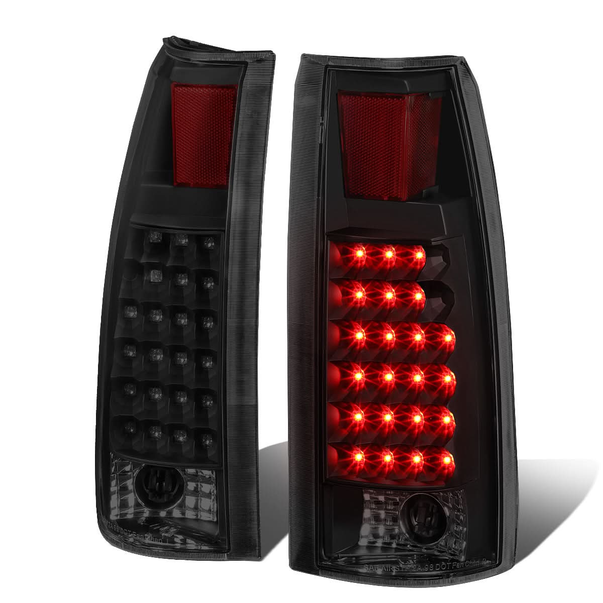 1989-1990 Chevrolet C1500 C2500 C3500 K1500 K2500 K3500 LED Tail Lights