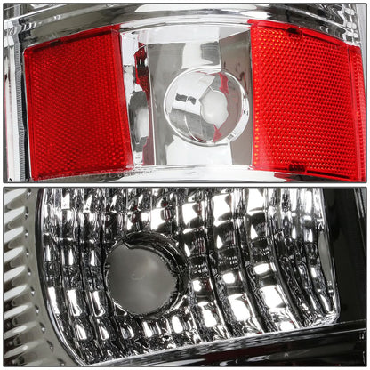 03-07 Chevy Silverado GMC Sierra LED Tail Lights Chrome Clear