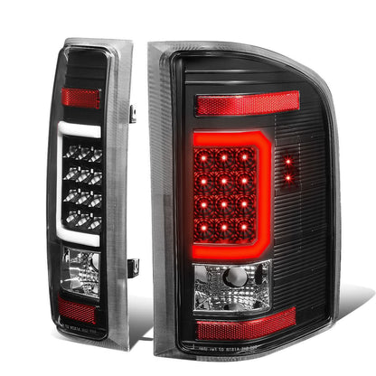 07-14 Chevy Silverado GMC Sierra C-Bar 3D LED Tron Style Tail Lights