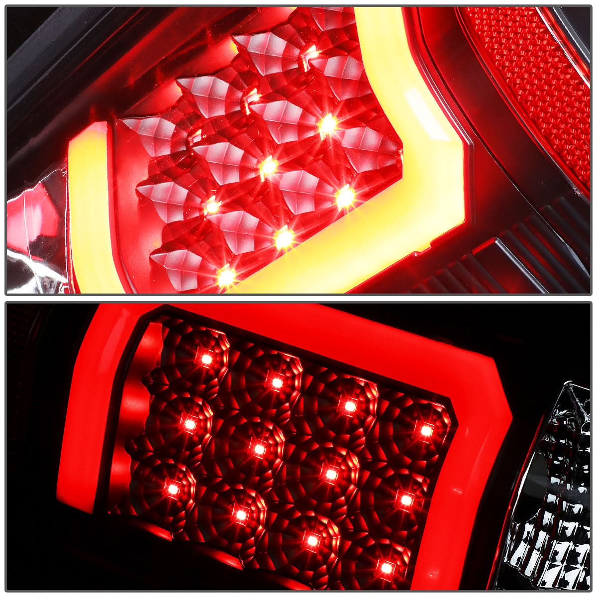 07-14 Chevy Silverado GMC Sierra C-Bar 3D LED Tron Style Tail Lights