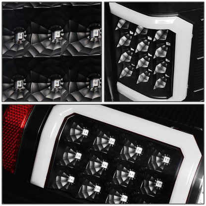 07-14 Chevy Silverado GMC Sierra C-Bar 3D LED Tron Style Tail Lights