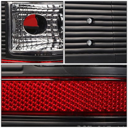 07-14 Chevy Silverado GMC Sierra C-Bar 3D LED Tron Style Tail Lights