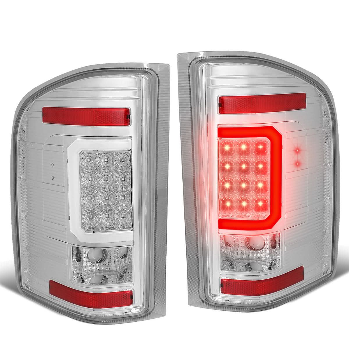 07-14 Chevrolet Silverado/GMC Sierra TRON Style LED Tail Lights