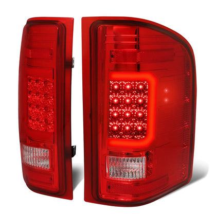 07-14 Chevy Silverado GMC Sierra TRON Style C-Bar LED Tail Lights