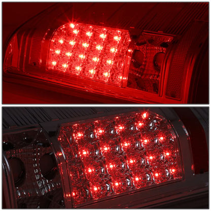07-14 Chevy Silverado GMC Sierra LED Tail Lights - Chrome/Clear