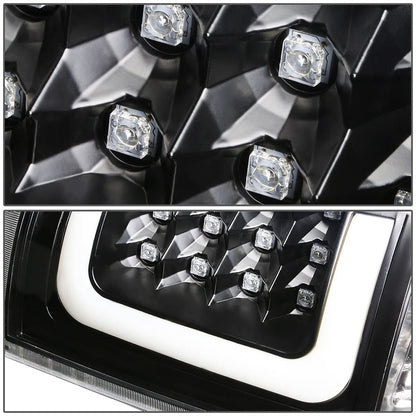 99-02 Chevy Silverado / GMC Sierra C-Bar 3D U-Halo LED Tail Lights
