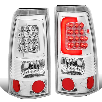 99-03 Chevrolet Silverado Sierra C-Bar 3D U-Halo LED Tail Lights