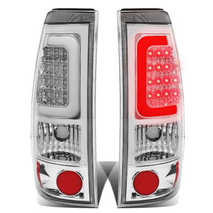 99-03 Chevrolet Silverado Sierra C-Bar 3D U-Halo LED Tail Lights