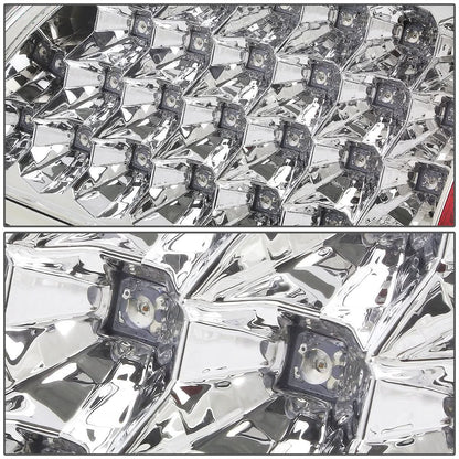 02-06 Dodge Ram 1500 2500 3500 LED Tail Lights - Chrome/Clear