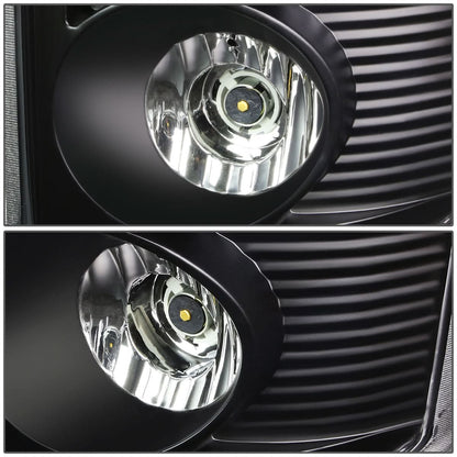 2007-2009 Dodge Ram LED Tail Lights - Black/Clear