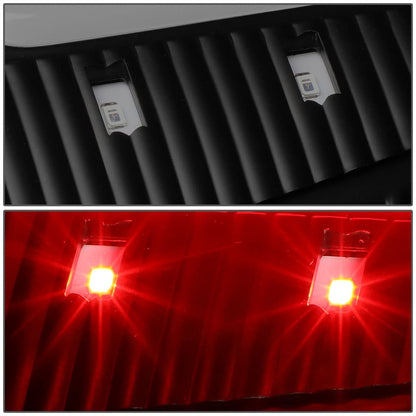 09-17 Dodge Ram 1500 2500 3500 C-Bar Style 3D LED Tail Lights Black/Smoke