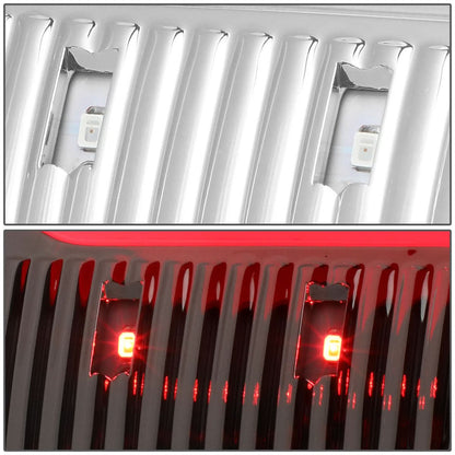 09-17 Dodge Ram C-Bar 3D LED Tail Lights Chrome/Clear