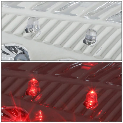 09-17 Dodge Ram 1500 2500 3500 LED Tail Lights Chrome Clear