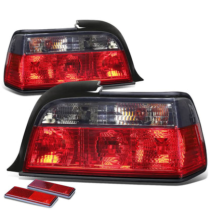 92-99 BMW 3 Series Red/Smoke Tail Lights