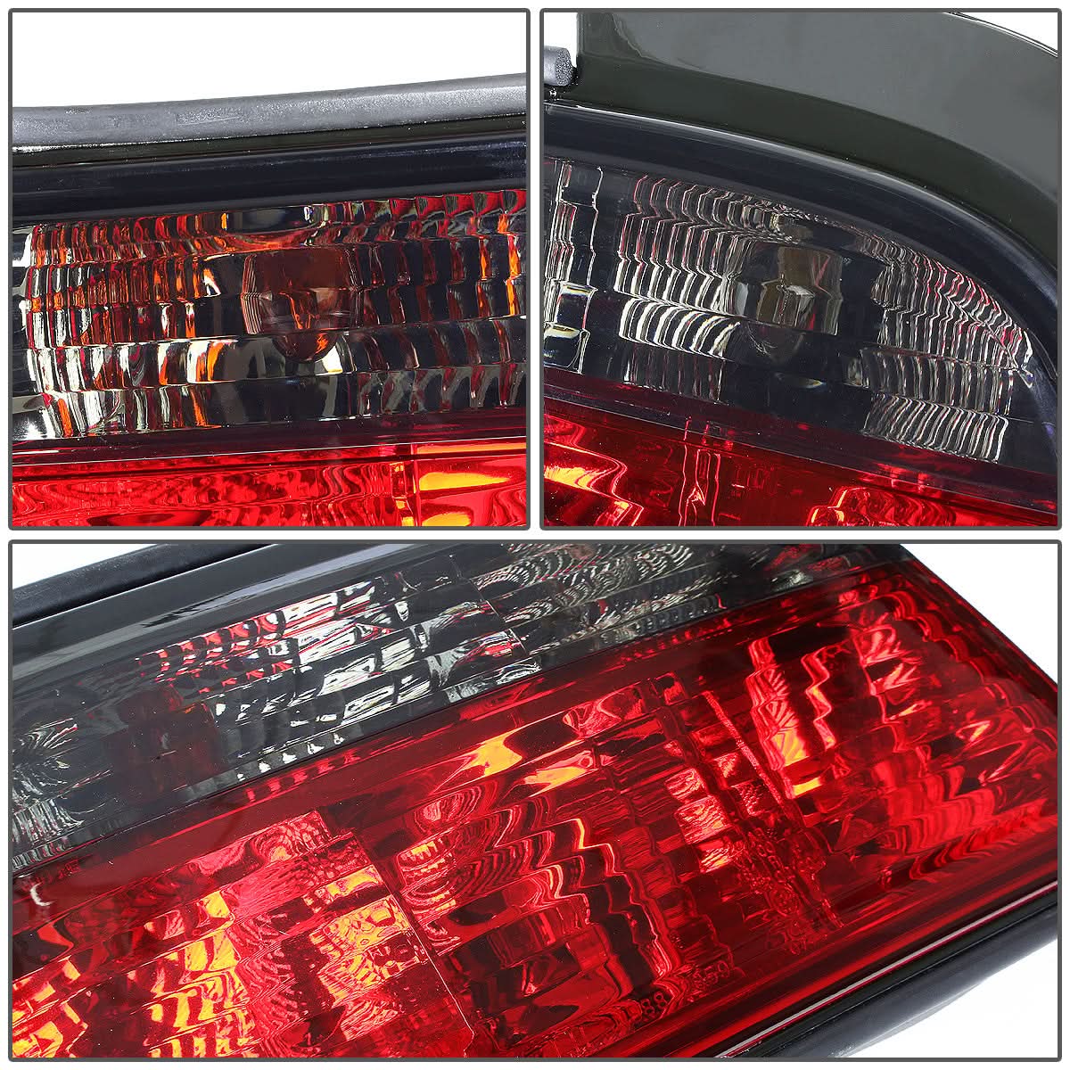 92-99 BMW 3 Series Red/Smoke Tail Lights