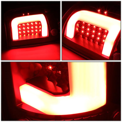 04-08 Ford F-150 3D C-Bar LED Tail Lights - Black/Smoke