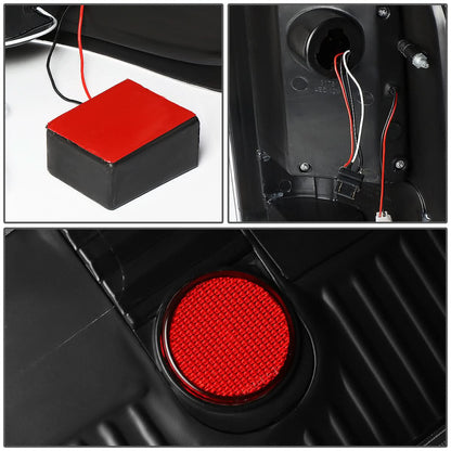 2004-2008 Ford F-150 LED Tail Lights - Black Clear