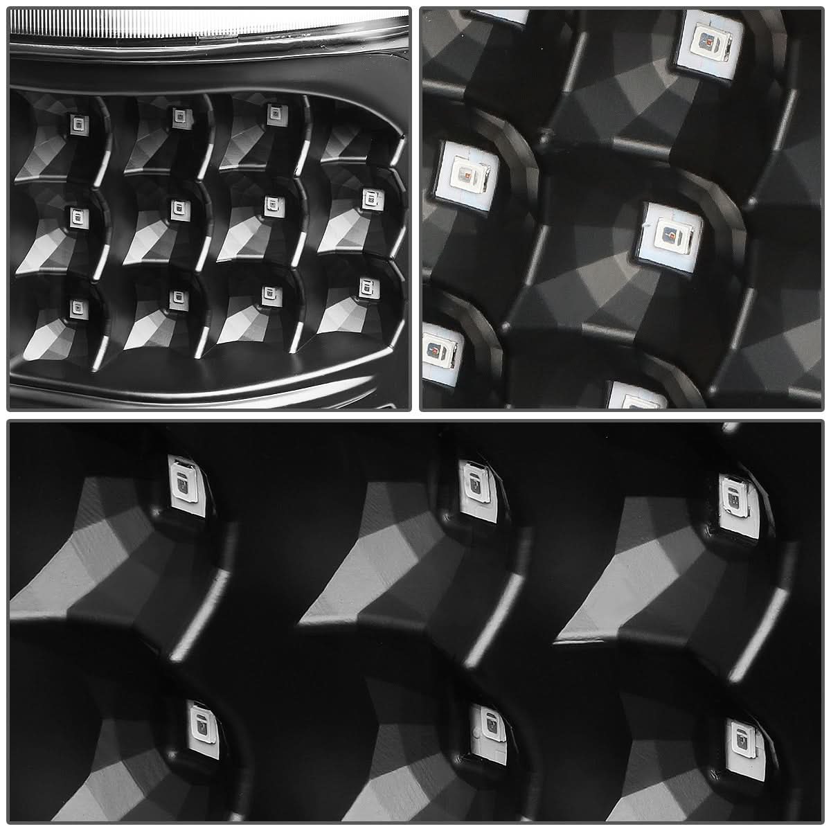 2004-2008 Ford F-150 LED Tail Lights - Black Clear