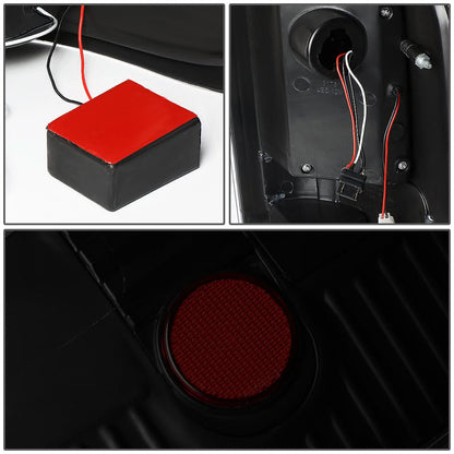 2004-2008 Ford F-150 LED Tail Lights - Black Smoke