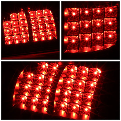2004-2008 Ford F-150 LED Tail Lights - Black Smoke