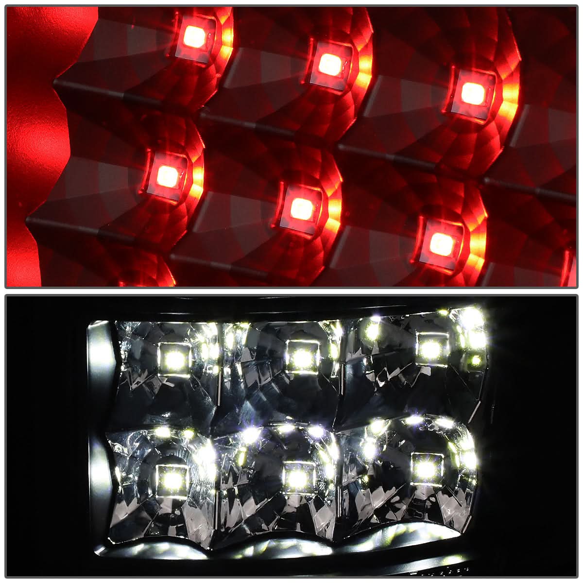 2004-2008 Ford F-150 LED Tail Lights - Black Smoke