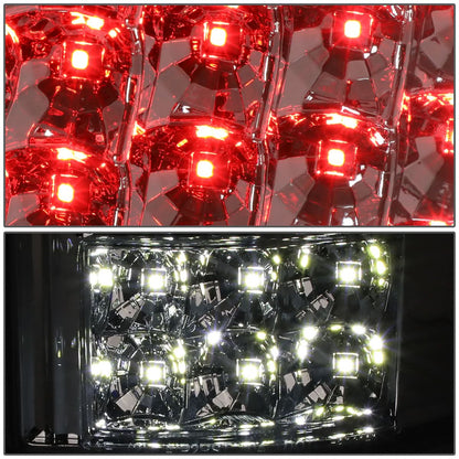 04-08 Ford F-150 LED Tail Lights Chrome Clear
