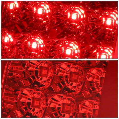 09-14 Ford F-150 Dual C-Bar 3D LED Tail Lights - Chrome/Red
