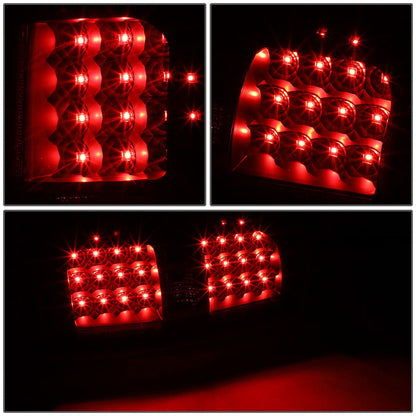 09-14 Ford F-150 Full LED Tail Lights - Black/Clear