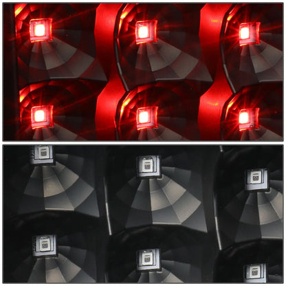 09-14 Ford F-150 Full LED Tail Lights - Black/Clear
