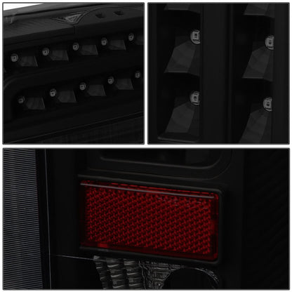 90-97 Ford F-150/F-250/F-350/Bronco LED Tail Lights - Black/Smoke