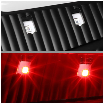 97-07 Ford F-150 F-250 F-350 C-Bar 3D LED Tail Lights Black/Clear