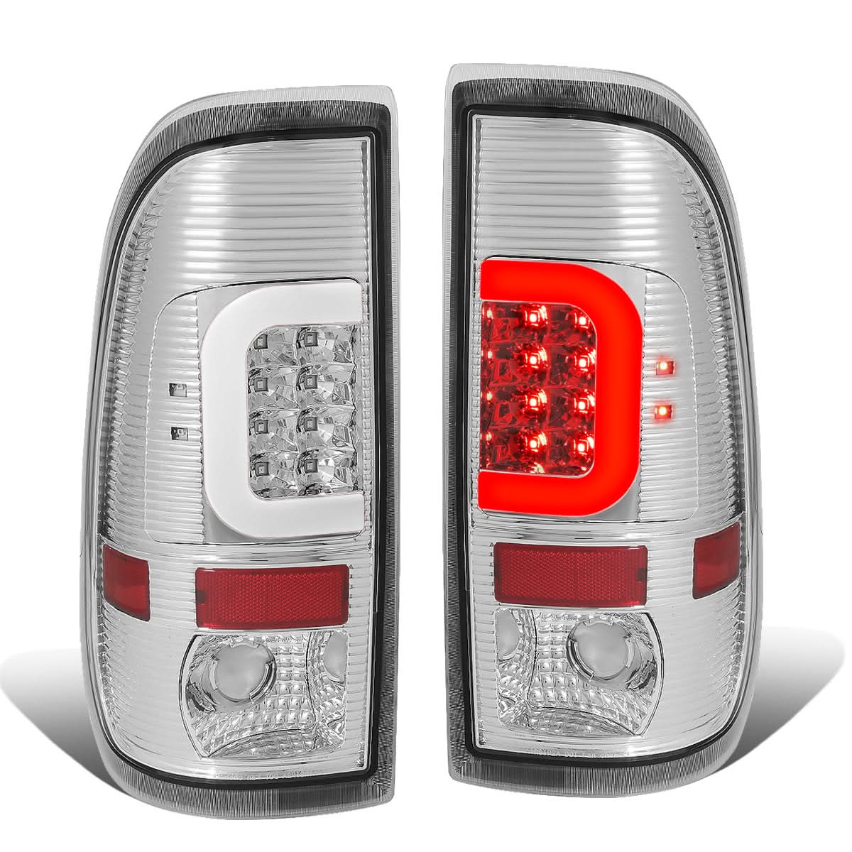 97-07 Ford F-150/F-250/F-350/F-450/F-550 C-Bar 3D LED Tail Lights