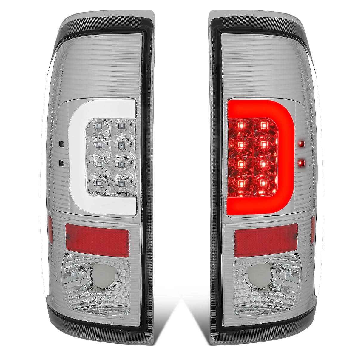 97-07 Ford F-150/F-250/F-350/F-450/F-550 C-Bar 3D LED Tail Lights