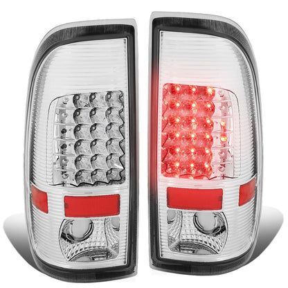 97-07 Ford F-150 F-250 F-350 F-450 F-550 LED Tail Lights Chrome