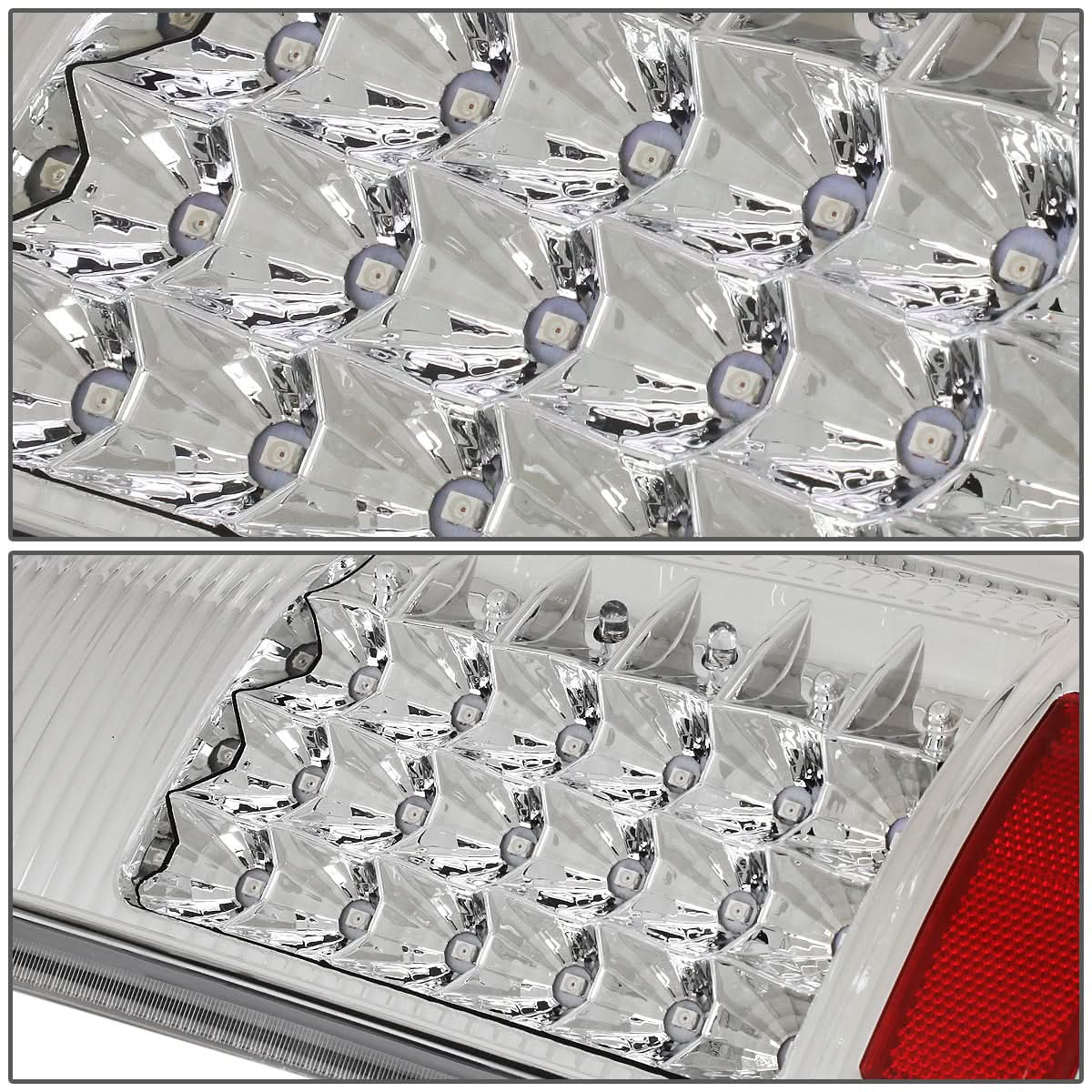 97-07 Ford F-150 F-250 F-350 F-450 F-550 LED Tail Lights Chrome