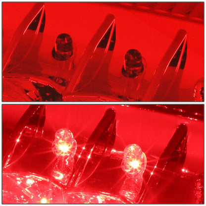 97-07 Ford F-150 F-250 F-350 F-450 F-550 LED Tail Lights Chrome/Red