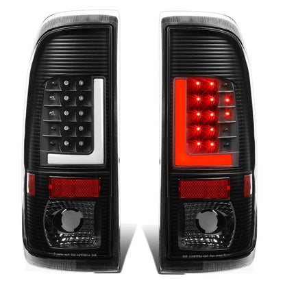 08-16 Ford F-250/F-350/F-450/F-550 Super Duty L-Bar 3D LED Tail Lights