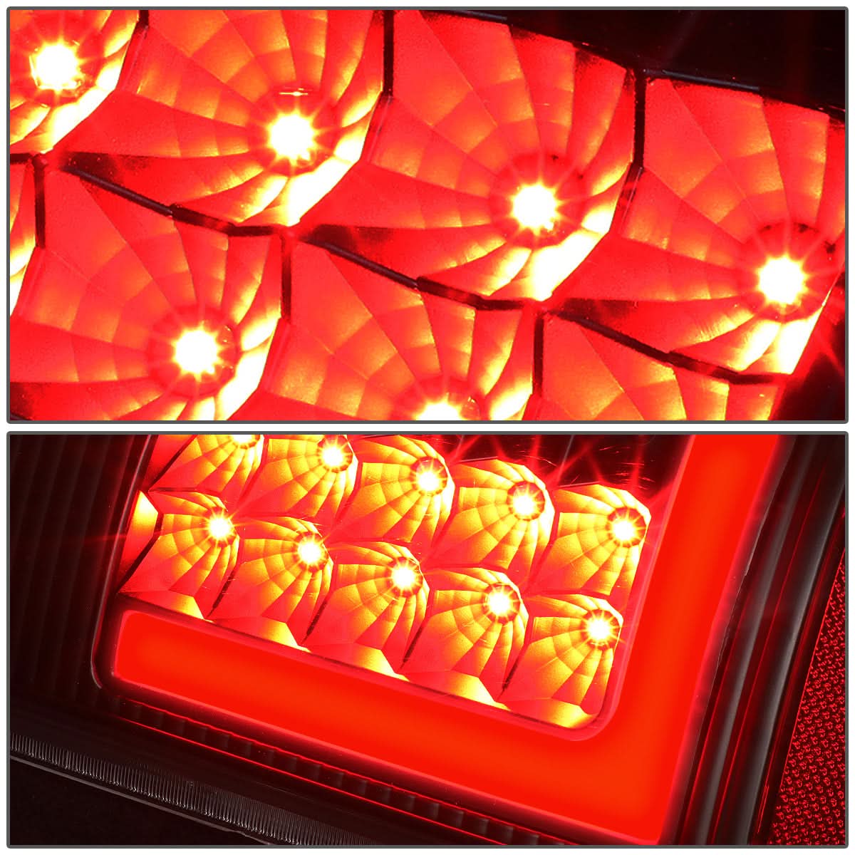 08-16 Ford F-250/F-350/F-450/F-550 Super Duty L-Bar 3D LED Tail Lights