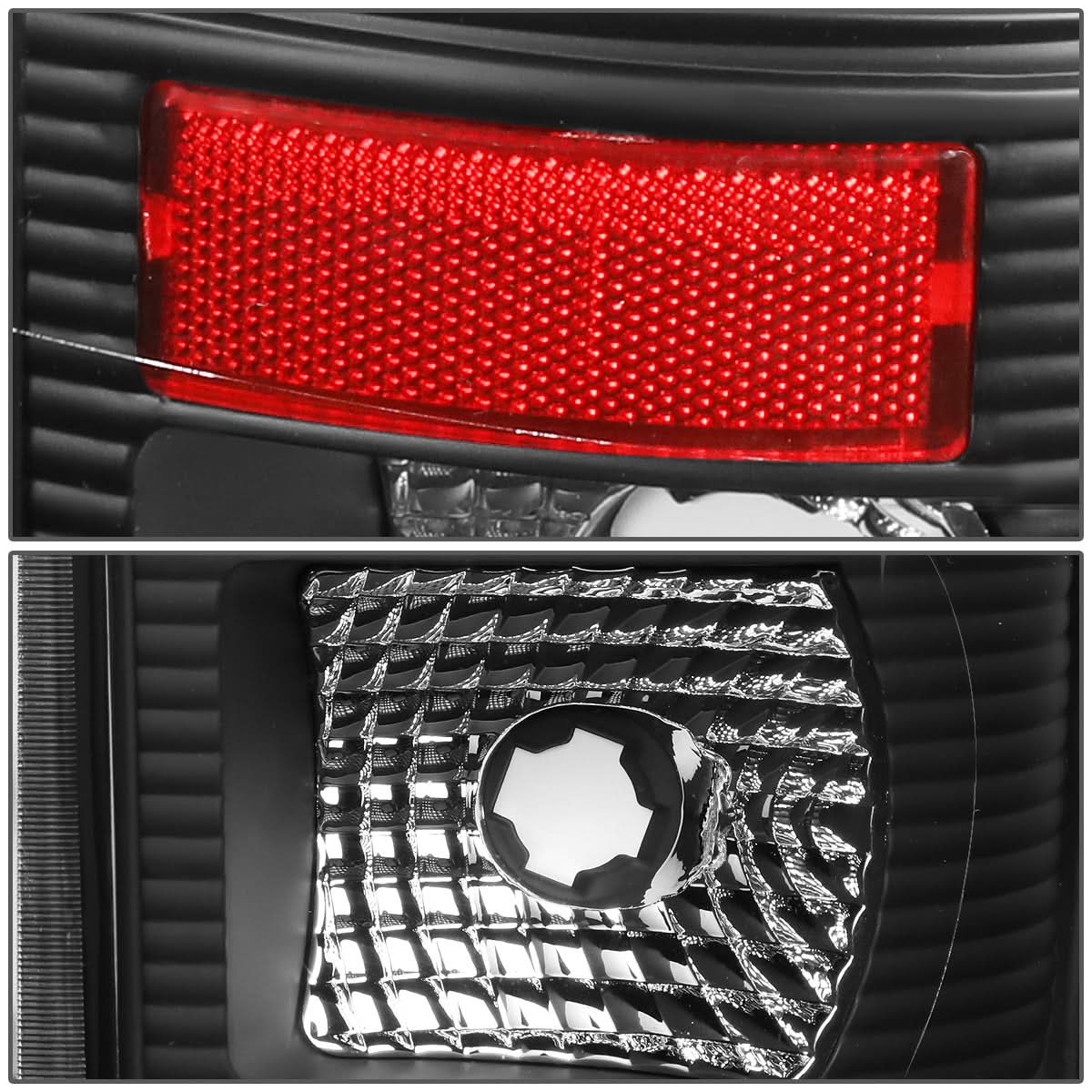 08-16 Ford F-250/F-350/F-450/F-550 Super Duty L-Bar 3D LED Tail Lights