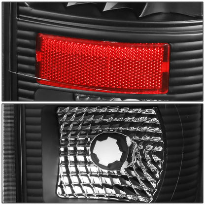 08-16 Ford F-250/F-350/F-450/F-550 Super Duty LED Tail Lights Black/Clear