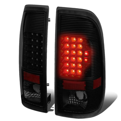 08-16 Ford F-250 F-350 F-450 F-550 Super Duty LED Tail Lights Black/Smoke