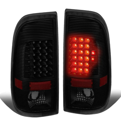 08-16 Ford F-250 F-350 F-450 F-550 Super Duty LED Tail Lights Black/Smoke