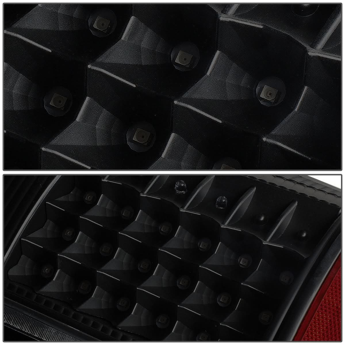 08-16 Ford F-250 F-350 F-450 F-550 Super Duty LED Tail Lights Black/Smoke