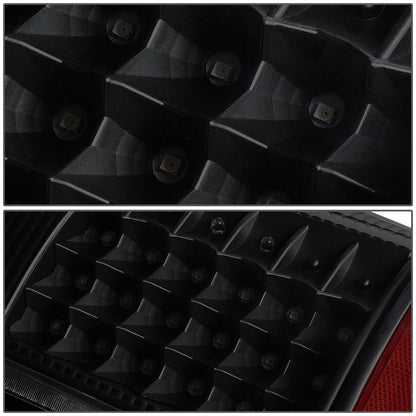 08-16 Ford F-250 F-350 F-450 F-550 Super Duty LED Tail Lights Black/Smoke