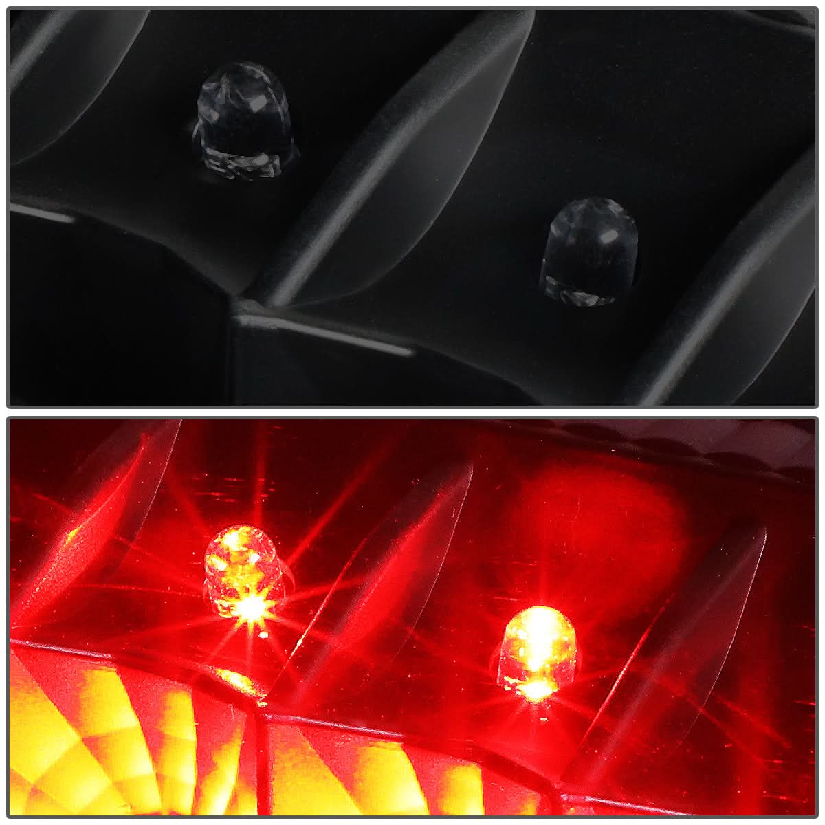 08-16 Ford F-250 F-350 F-450 F-550 Super Duty LED Tail Lights Black/Smoke